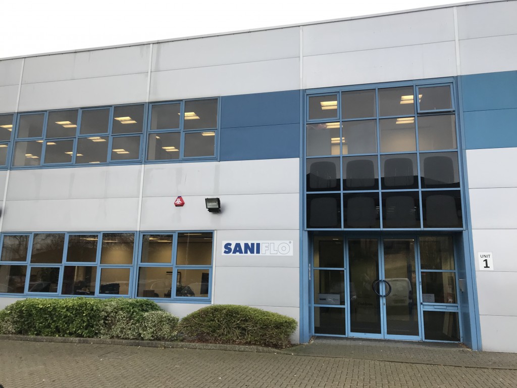 Saniflo have moved to Watford