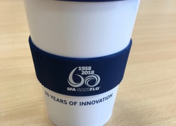 Saniflo issues special edition coffee cup as part of 60 years of innovation celebrations